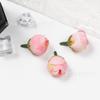Rosa artificial botão pequeno flor DIY lapela acessórios de cabelo acessórios de flor de pulso parede de fundo de casamento fileira de decoração de flores Botão de Chá