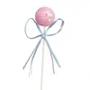 Decoración de Pastel de Cumpleaños Enchufe Lentejuela Moño Bola Corazón Paleta Fiesta de Horneado Diseño de Mesa de Postres