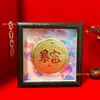 Moneda conmemorativa de oro puro 999 Feliz Cumpleaños 50mg, un adorno de oro que trae riqueza, un regalo promocional popular para transmisiones en vivo