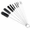 Cepillo para Sorbetes de Acero Inoxidable Cepillo Limpiador para Carburador Pistola de Spray para Tatuajes Aguja Limpiadora Cepillo para Tubos de Ensayo Cepillo de Nylon para Botellas Tubería de Agua