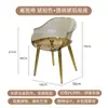 Silla de Comedor Acrílica Escandinava Silla Saipan Silla Fantasma Creativa Taburete con Reposabrazos Silla Popular con Respaldo Silla de Plástico Transparente
