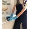 Guantes de Invierno Cálidos para Mujer, Estilo Coreano de Blogger, Tejido de Punto con Lazo, Color Sólido, Sencillos, Combinan con Todo, Táctiles, Cálidos, Lindos