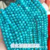 Piedra Natural Cuentas Redondas Gama Alta Turmalina Calcedonia Ágata Cuentas Sueltas Cuentas para Hilo Pulsera Joyería DIY Accesorios Hilo de Mano Cuentas