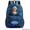 Directo de fábrica Mochila estampada de Frozen mochila de animación para escuela primaria bolsa de dibujos animados con estampado en caliente gran capacidad
