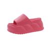 Pantuflas Personalizadas de Fábrica con Suela Gruesa de 8 cm para Aumentar la Altura para Mujeres, Calzado Exterior de Verano, Chanclas de Playa Suaves de una Tira para Mujeres