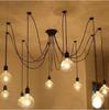 Araña de flor dispersa Tiannu lámpara araña personalizada retro LOFT Estilo Industrial multi-luz araña lámparas y linternas de exportación Amazon