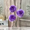 Buquê Artificial Rosa Enrolada de 3 Cabeças Flores de Casamento Flores Artificiais de Seda de Alta Qualidade Enfeites Prontos Flores Decorativas para Sala de Estar