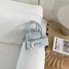 Bolsa Cruzada de Alta Apariencia 2026 Nueva, Bolso de Mano Estilo Concha de Bowling, Bolso de Mano Pequeño Transfronterizo con Lunares y Moño para Mujer