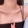 Colar Pingente Personalizado de Cabacinha Light Luxury para Mulheres Novo Chinoiserie Verão Totalmente Cravejado Franja Chinoiserie Corrente de Clavícula Nicho Acessórios
