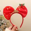 Pasador de Pelo con Lazo de Año Nuevo y Borlas de Felpa, Pinza Roja para el Cabello para Niños, Adorno para la Cabeza con Ambiente Festivo para el Festival de Primavera