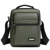 Nueva Bolsa de Hombro para Hombre Casual Moderna Versátil Multicapa Bolsa para el Trabajo Simple Moda Bolso de Mano de Viaje para Hombre Bolso Cruzado