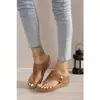 Sandalias casuales para mujer talla grande, nuevo estilo europeo y americano 2026, de suela plana, de suela gruesa, con tira entre los dedos, de tacón de cuña, cómodas, sandalias de color liso para mujer