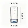 Copas de Vino Blanco Blue Mountain 0.1kg Set para el Hogar Lujo Ligero Decantador de Gama Alta con Escala 0.05kg Cristalería de Vidrio de Cristal