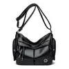 Bolso Elegante de Cuero Suave de Gran Capacidad para Mujer 2025 Nuevo Bolso para Madre de Mediana Edad Bolso Cruzado Simple al Hombro Suegra