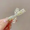 Nuevo Pasador de Pelo de Lazo de Sentido de Gama Alta Pinza Lateral de Flequillo de Temperamento Femenino Pinza Lateral Completa de Diamante Pasador de Pelo Accesorios para el Cabello