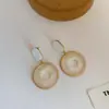 Pendientes Estilo Vacaciones Mismo Estilo que Zhong Chuxi Trenzados Blancos Pendientes de Verano Bohemios para Mujer Pendientes Elegantes para la Costa