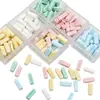 Cuentas de Colores Chapadas en Cerámica Tiras Rectangulares 6X15Mm Hecho a Mano DIY Colgantes para Joyería Pulseras Cuentas Sueltas Pequeños Accesorios Materiales