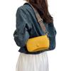 Bolsa Pequena Vintage para Mulheres, Nova Tendência de Nicho Outono e Inverno Versátil com Alça Larga para Ombro e Transversal, Bolsa Cilíndrica Popular