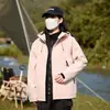 Chaqueta Tres en Uno para Exteriores con Forro de Grafeno para Hombres y Mujeres, Chaqueta de Montañismo Caliente y que Almacena Calor para Exteriores