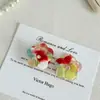 Pinza para el Cabello Pequeña Floral Suave para Mujer, Mini Pasador de Acetato con Pedrería, Pinza Lateral, Venta al por Mayor de Fábrica