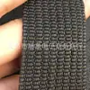 Correa de equipaje de fábrica 3.8cm polipropileno 900d negro patrón americano Correa gruesa para mochila Cinturón de pozo PP