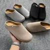 Tamancos Birkenstock para Homens, Tendência de Verão Tamanho Grande Casual para Exterior Antiderrapante Resistente ao Desgaste Slip-On Meio-Sandálias