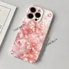 Funda de teléfono de flor de cerezo de alta calidad, etérea y translúcida, adecuada para todos los modelos de Apple, con un diseño de película de transferencia térmica ultrafina y de alta definición