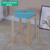 Diseño de Taburete Apilable para Uso Doméstico, Sillas de Mesa de Comedor de Madera Maciza, Taburetes Apilables de Madera Maciza al por Mayor