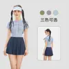 Novo Estilo de Roupa de Banho Kaiyanyuan para Mulheres, Roupa de Banho Peça Única Estilo Saia, Conservadora, Emagrecedora, Proteção Solar, Adequada para Férias e Piscina, Roupa de Banho Profissional