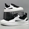 Zapatillas Casuales de Caña Baja para Hombre, Nuevo Estilo de Verano para Jóvenes, Zapatos de Viaje de Moda, Zapatos Planos Blancos con Cordones, Transpirables de Malla