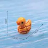 Nuevo Lindo Juguete de Peluche de Pato de Tenis y Fútbol Accesorios Decorativos DIY para Paisajismo de Jardín Pequeños Adornos