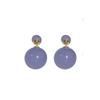 Acrílico Fresco Redondo Bead Brincos Dupla Face Primavera e Verão Moda Geométrica Brincos Simples Moda Elegante Brincos