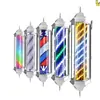 Lámpara Giratoria de Peluquería Peluquería Led Giratoria Iluminadora Salón de Peluquería Exterior Retro Simple Lámpara de Palacio Colgante de Pared Caja de Luz Impermeable Fabricante