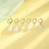Pendientes Únicos de Perla Barroca, Cheongsam de Lujo Ligero Estilo Chino, Temperamento Elegante, Pendientes de Perla de Concha Blanca en Forma de Gota
