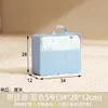 Saco de armazenamento à prova de poeira para casa com janela visível, organizador de roupa de cama de quatro peças, ferramenta portátil de armazenamento de roupas para viagem