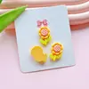Accesorios Brillantes de Dibujos Animados de Flores para DIY, Accesorios para el Cabello, Pegatinas para Fundas de Teléfono, Dijes para Zapatos y Materiales de Decoración