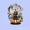 Nezha: Mercancía del Niño Demonio que Perturba el Mar imanes magnéticos de acrílico para refrigerador con Nezha, Ao Bing, Ao Guang y Ao Run del anime