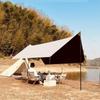 Fornecedores de spot fabricantes de alta qualidade ao ar livre de borracha preta tenda toldo camping protetor solar equipamento de acampamento à prova de vento