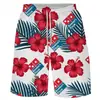 Shorts Florales de Verano para Hombre y Mujer Comercio Exterior Transfronterizo Talla Grande Pantalones de Playa Holgados Secado Rápido Shorts Hawaianos Venta al por Mayor