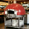 Forno de Pizza de Mesa Personalizado 1m Gás Elétrico Frutífera Carvão Forno de Pizza Italiano Forno de Pizza Rotativo