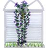 Ratán de Flor Simulada, Cesta Colgante de Pared de Flor Artificial, Decoración de Boda para Techo Interior Fabricante Produce Lirio Violeta Simulado