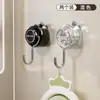 Gancho de Ventosa de Succión al Vacío, Fuerte Capacidad de Carga Cocina Sin Taladro Baño Puerta de Inodoro Pared Gancho Adhesivo para Toalla Sin Rastro