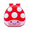 Nova Mochila Infantil Cogumelo Energia Casca de Ovo para Meninos Meninas Bolsa de Ombro Duplo Bolsa Infantil Redução de Carga Proteção da Coluna
