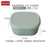 Pote de Silicone para Almoço Aquecimento no Micro-ondas com Tampa Trabalhador de Escritório Pote de Frutas para Almoço Caixa para Conservar Fresco Pote para Almoço na Geladeira Estudante