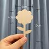 Letreros de Jardinería de Madera Creativos, Etiquetas para Plantas, Insertos de Bambú para Suculentas y Flores, Accesorios, Letreros de Paisaje