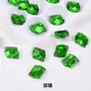 Vidro Poligonal com Strass Costurado à Mão, Strass Irregulares de Fundo Plano, Acessórios de Cristal para DIY, Vestido de Noiva, Sapatos, Chapéus, Bolsas, Acessórios de Vestuário