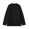 Camiseta de manga larga para hombre estilo americano con hombros rectos, nueva camiseta básica holgada para primavera y otoño, sudadera con cuello pequeño, top moderno