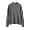 Suéter de Cachemira Grueso de Peso Pesado con Cuello Medio Alto para Mujer, Suéter de Punto Pullover, Comercio Transfronterizo, Suéter Holgado, Camiseta Básica, Top