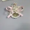 Padrinos Damas de Honor Boutonnières Novio Novia Ceremonia de Boda Corsages para los Padres Fiesta de Bienvenida Fiesta de Despedida Pulseras para Hermanos