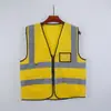Colete de Segurança Refletivo de Alto Brilho Xinma para Tráfego, Construção e Saneamento, Fluorescente com Múltiplos Bolsos Atacado